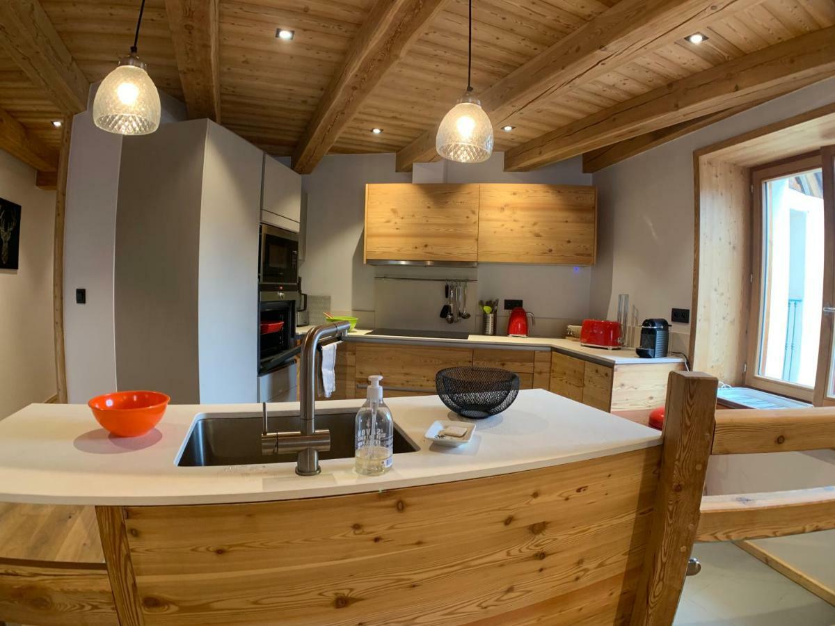 Le Gabion, Luxueux Appartement Avec Sauna, Serre Chevalier Vallee Saint-Chaffrey Exteriér fotografie