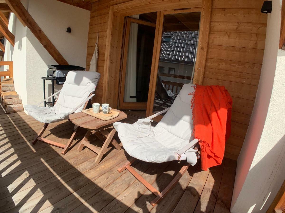Le Gabion, Luxueux Appartement Avec Sauna, Serre Chevalier Vallee Saint-Chaffrey Exteriér fotografie
