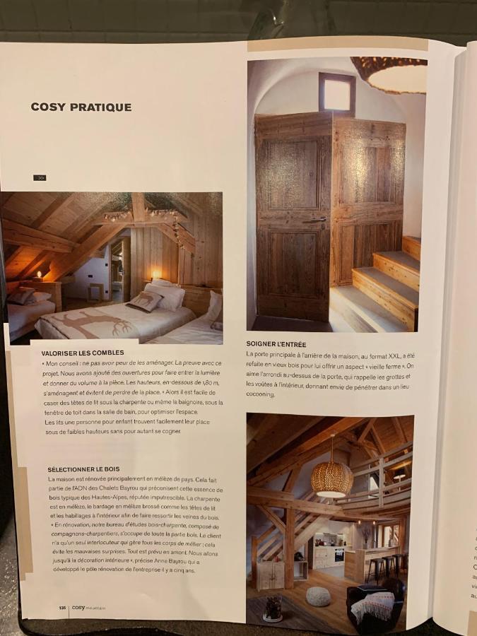 Le Gabion, Luxueux Appartement Avec Sauna, Serre Chevalier Vallee Saint-Chaffrey Exteriér fotografie